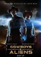 Cowboys & Aliens 2011 película escenas de desnudos