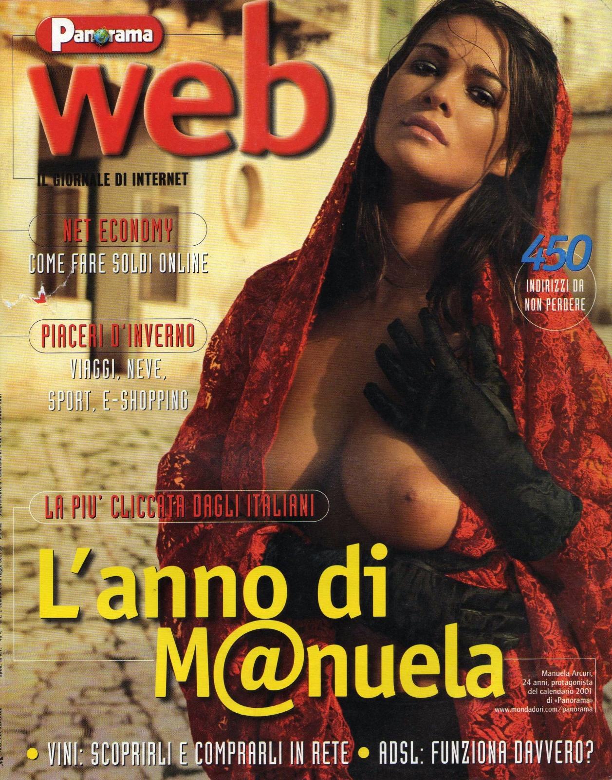 Manuela Arcuri Desnuda En Making Of Calendar Panorama 2001