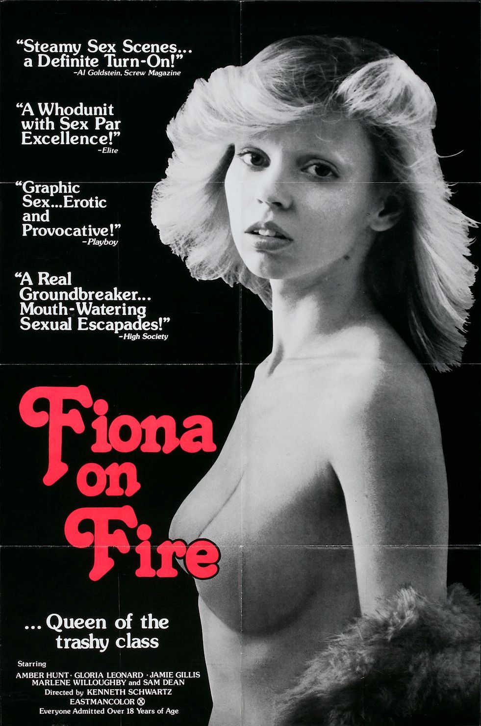 Fiona On Fire 1978 película escenas de desnudos